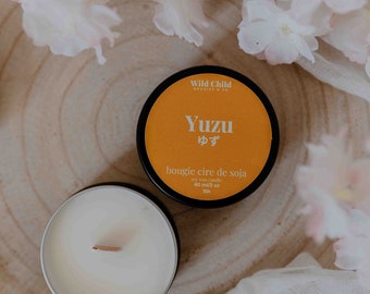 Yuzu - Natural scented candle - 12h