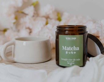 Matcha - Natural scented candle - 25H