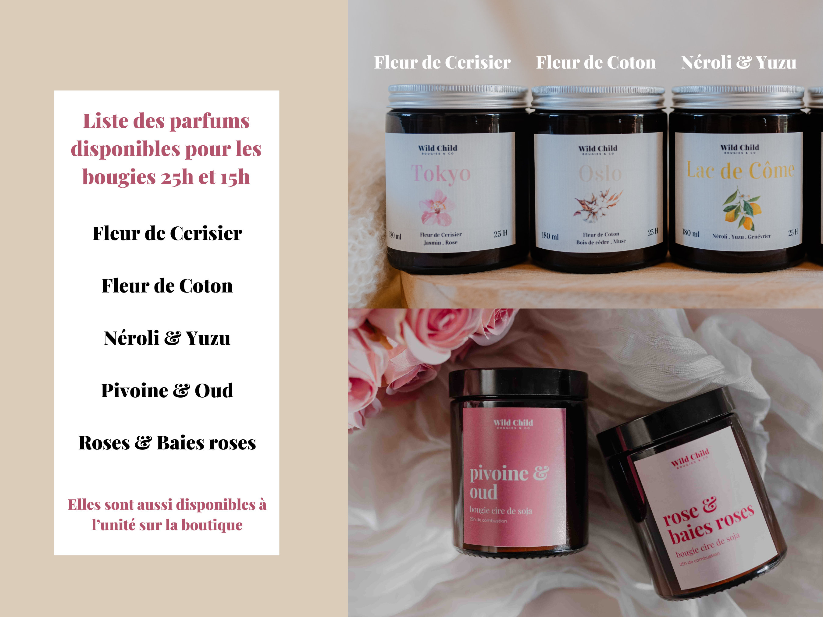 Coffret Bougies Parfumées TAIHOBO - Lot De 6 En Cire De Soja Naturelle