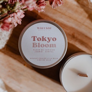 Mini scented candle in aluminum container, several scents to choose from, 100% natural wax, Vegan and cruelty-free, CMR-free scents. image 4