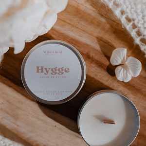 Mini scented candle in aluminum container, several scents to choose from, 100% natural wax, Vegan and cruelty-free, CMR-free scents. image 6