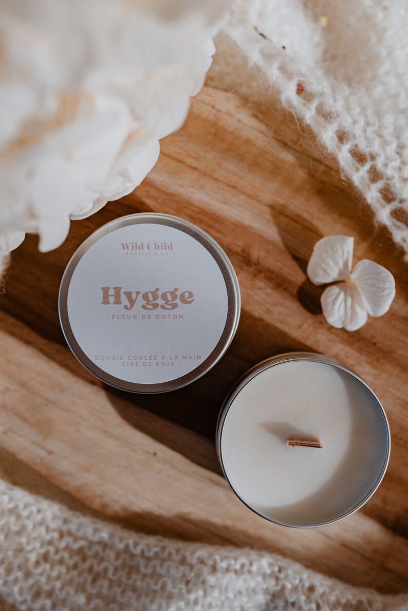 Mini scented candle in aluminum container, several scents to choose from, 100% natural wax, Vegan and cruelty-free, CMR-free scents. image 6