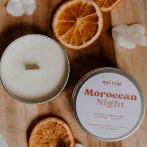Mini scented candle in aluminum container, several scents to choose from, 100% natural wax, Vegan and cruelty-free, CMR-free scents. image 9