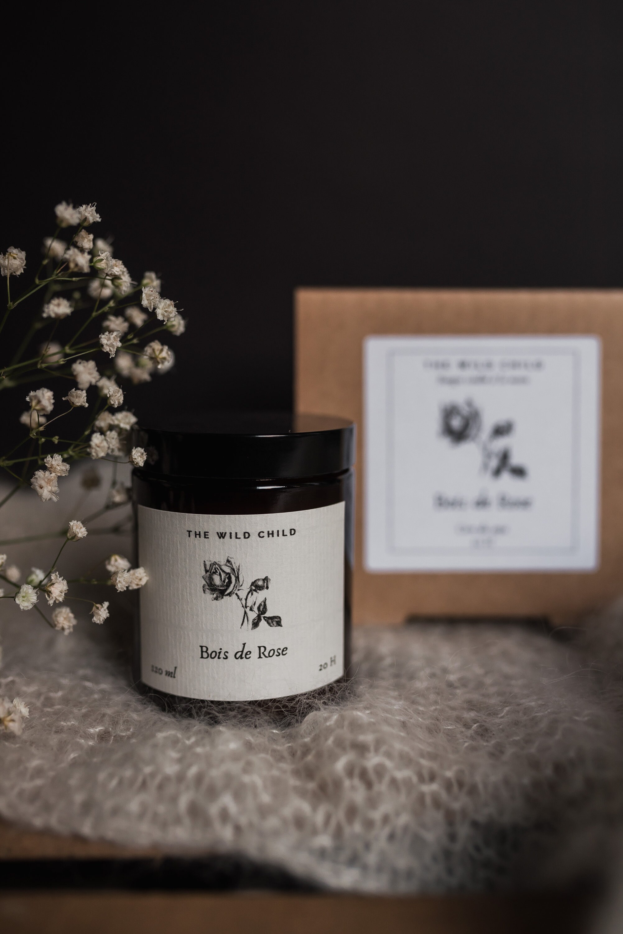 Bois de Rose/Luxury Collection Bougie Parfumée Coffret Cadeau