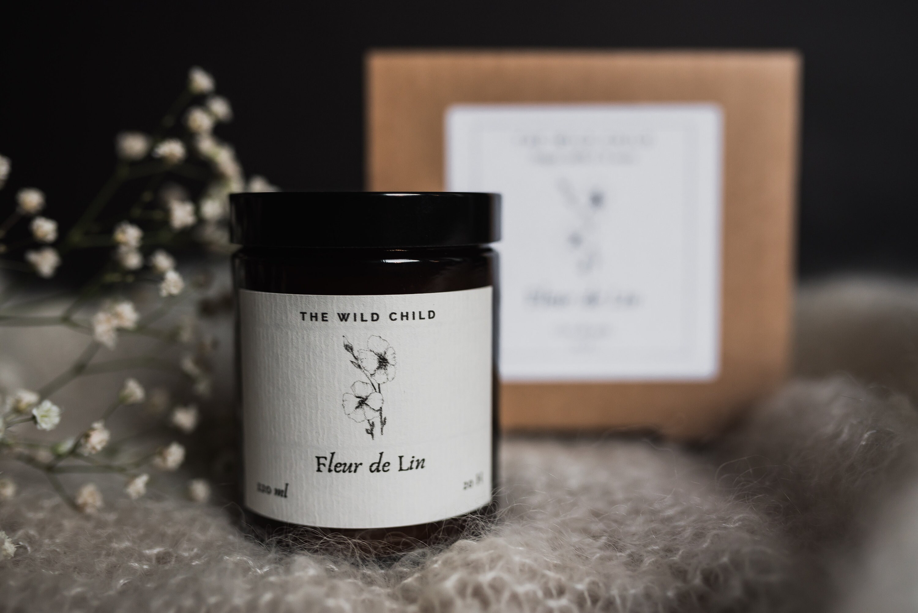 Fleur de Lin/Luxury Collection Bougie Parfumée Coffret Cadeau