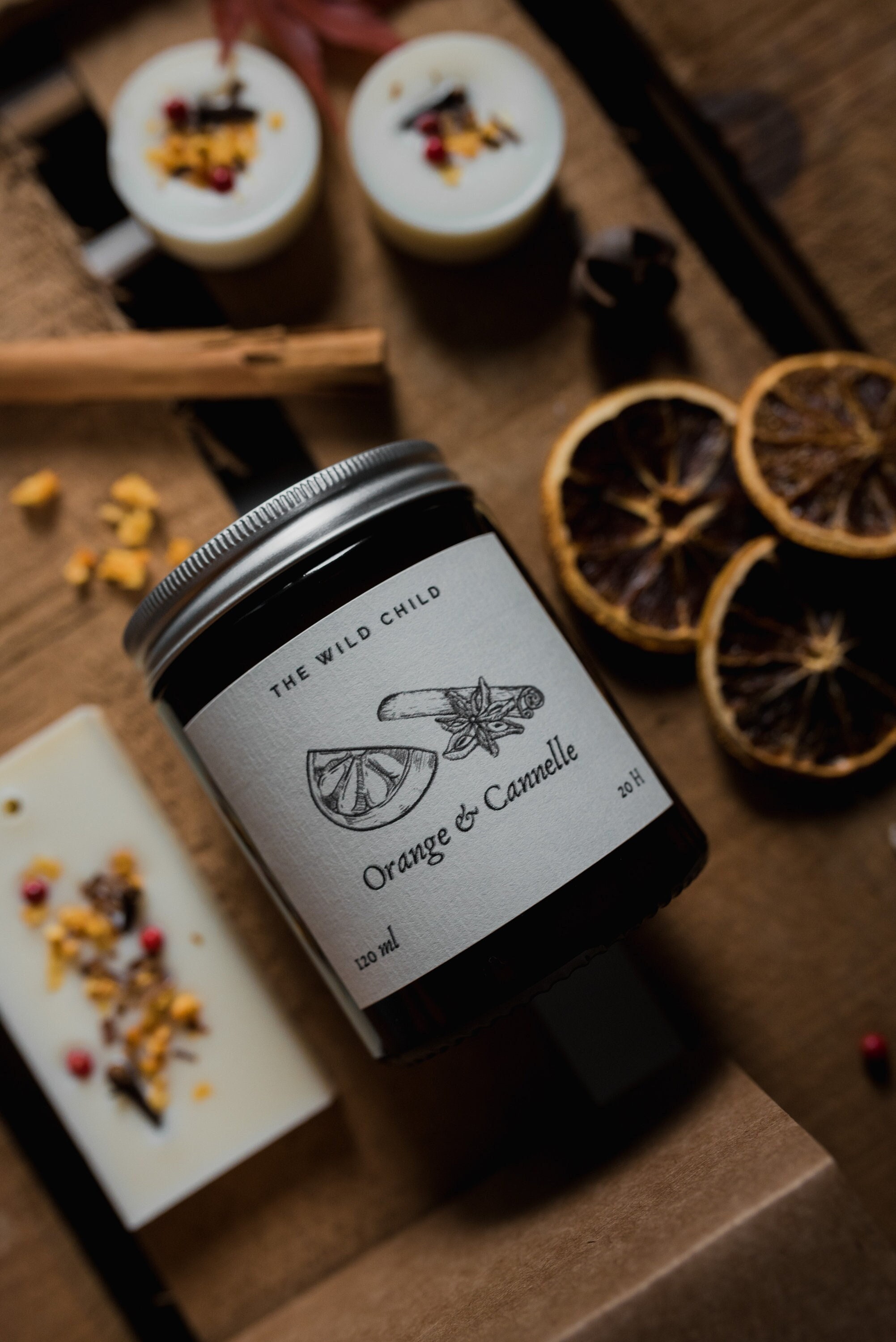 Cannelle & Orange Corsée/Luxury Collection Bougie Parfumée Coffret Cadeau