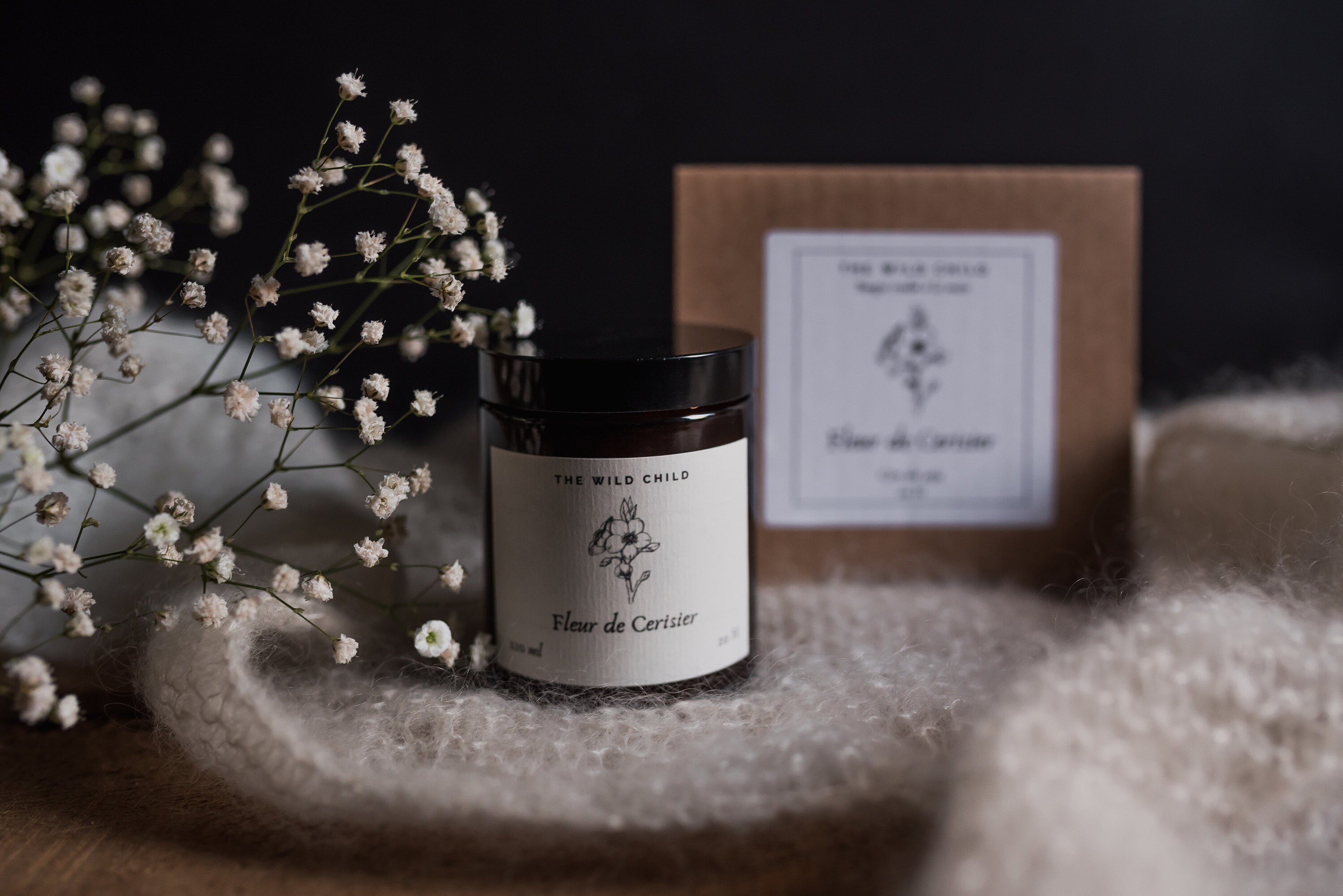 Fleur de Cerisier/Luxury Collection Bougie Parfumée Coffret Cadeau