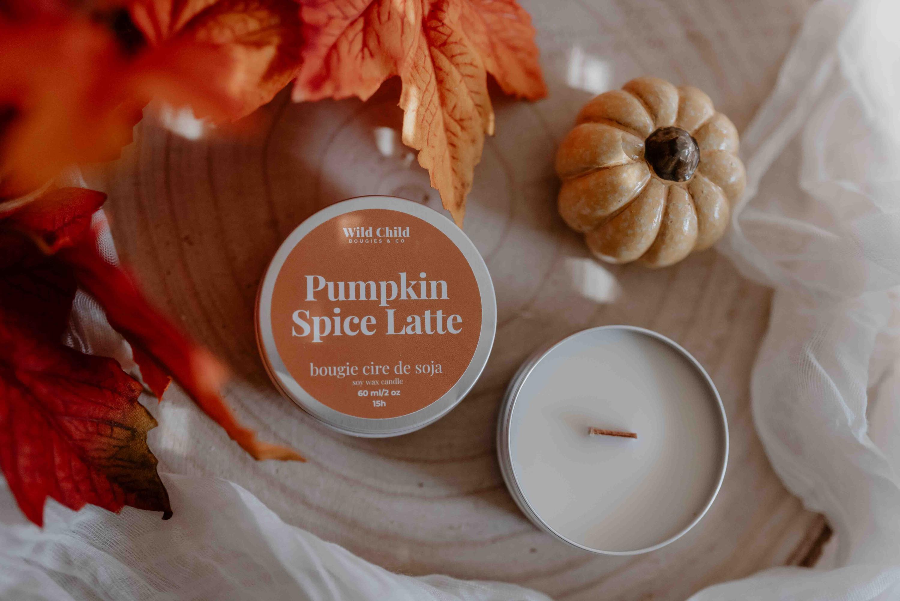 Pumpkin Spice 15h - Natural scented candle, Autumn candle, Gift for her, Aesthetic candle, Interior decoration, Halloween candle