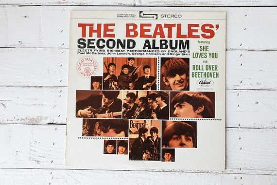 THE BEATLES Second Album Vinyl Purple Label Capitol Records