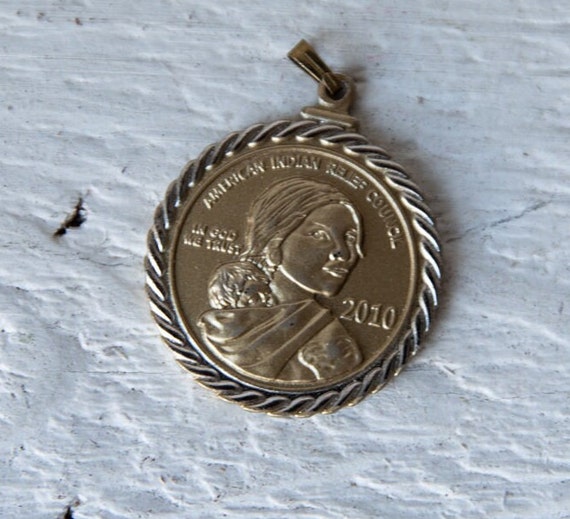 Gold Plated  Replica Coin Pendant - image 2