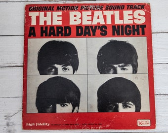 A Hard Days Night Beatles Rare Alternate Front Cover Signed