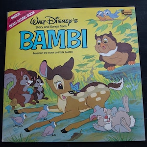 Walt Disney&#39;s Bambi Story And Songs Vinyl