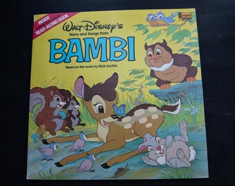 Walt Disney's Bambi Story And Songs Vinyl