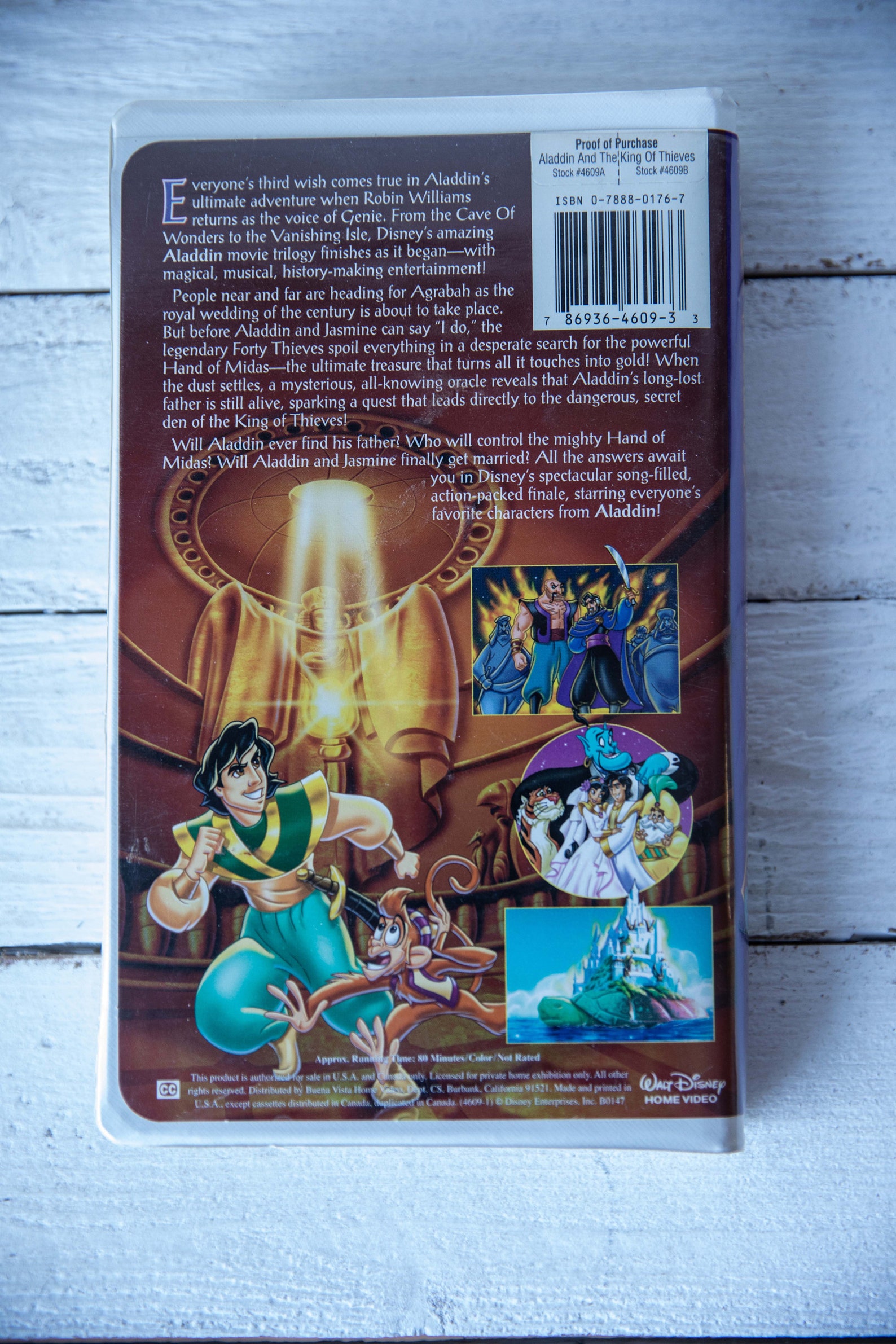 Aladdin King of Thieves VHS Etsy