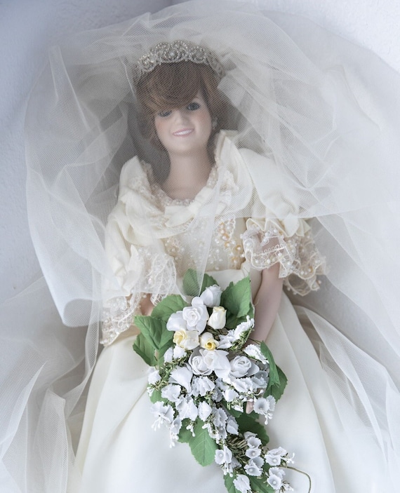 Vintage Princess Diana Doll in Wedding Dress Etsy