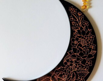 Moon Wall Decorations, Halloween Moon, Wall Decor, Window Hanging, Cresent Moon