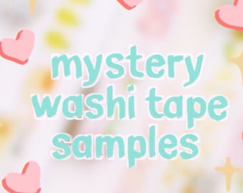 Mystery Washi Tape Samples 12in Stationery