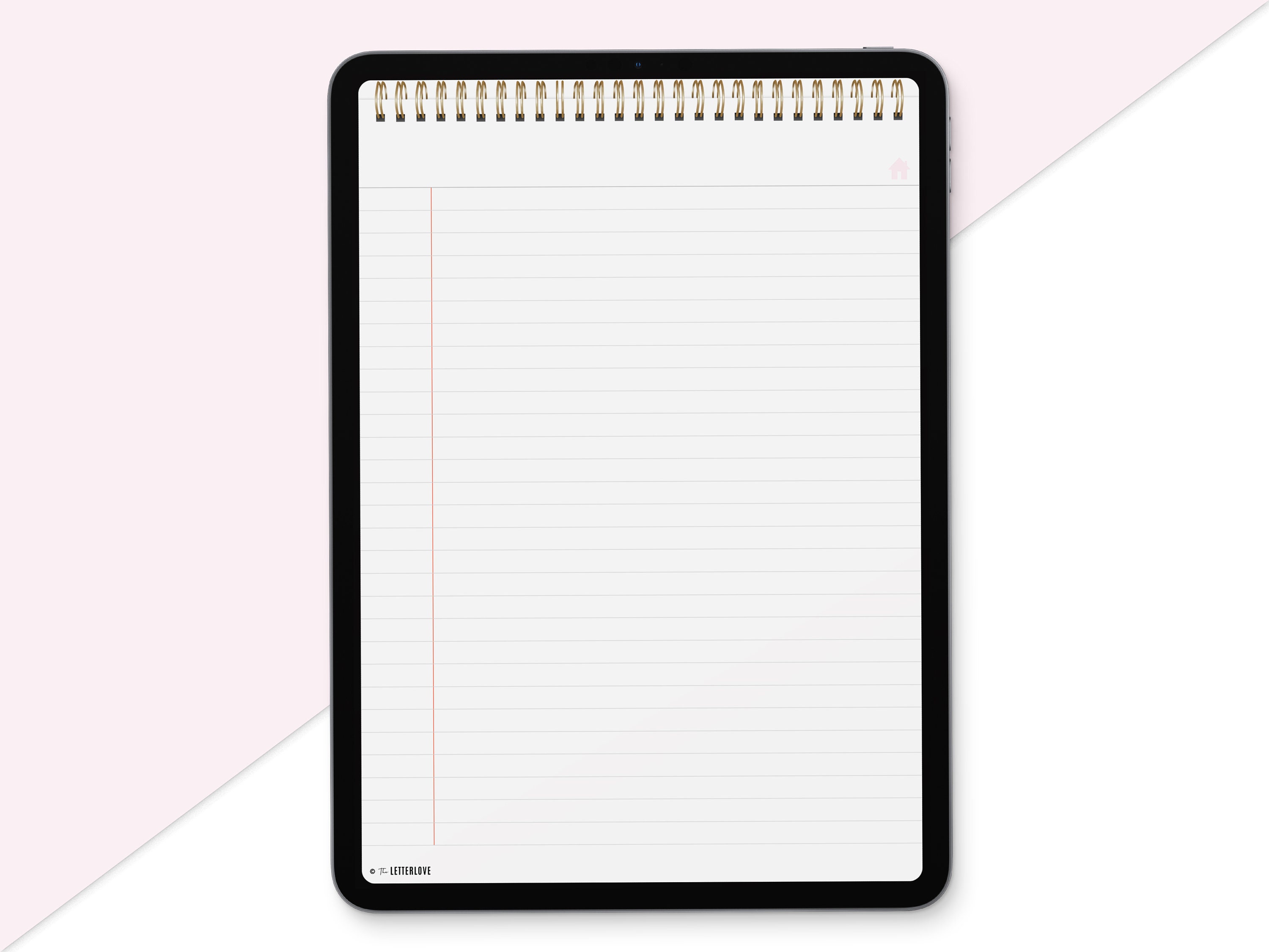 Digital Lined Notepad With Hyperlinks Digital Notepad for Goodnotes ...