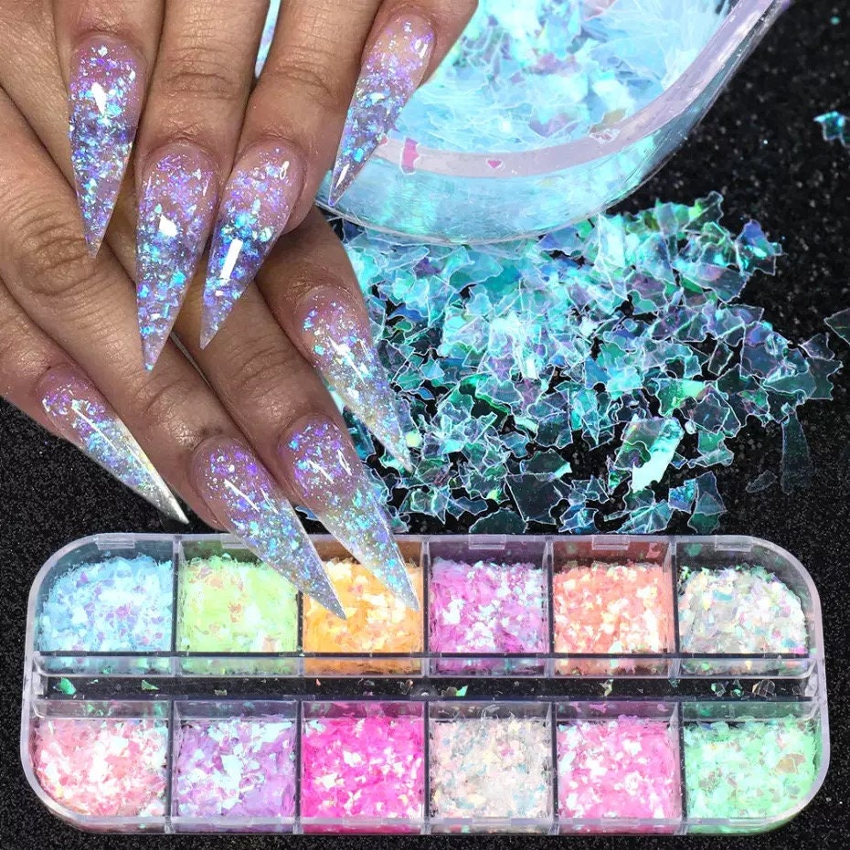 Nail Art Design/Glitter Mylar Flakes Etsy