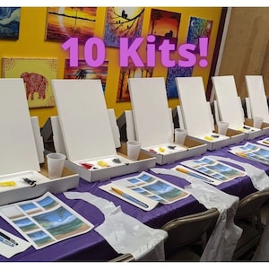 Paint Party Pack for 10! Video Tutorial Included!