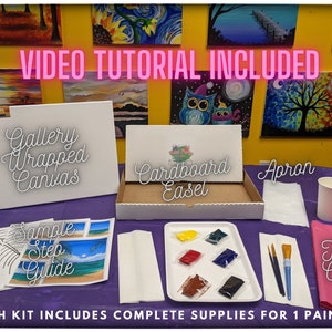 Paint Party Pack for 6 With Video Tutorial image 4