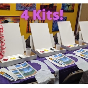 Paint Party Pack for 4! With Video Tutorial!