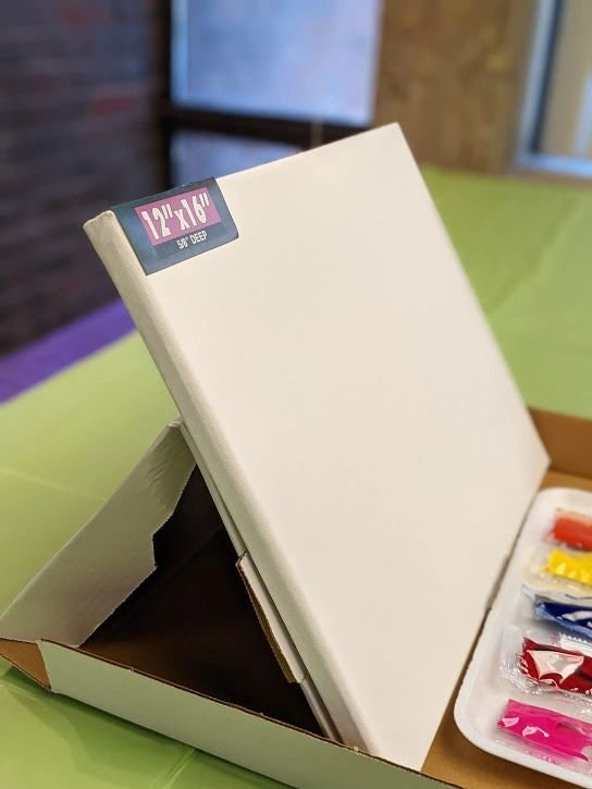 Fall in Love DATE NIGHT Paint and Sip Kit With LED Lights! - Etsy