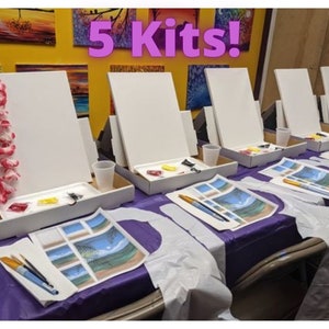 Paint Party Pack for 5! With Video Tutorial!