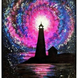 Spiral Galaxy PAINTING KIT with Online Tutorial