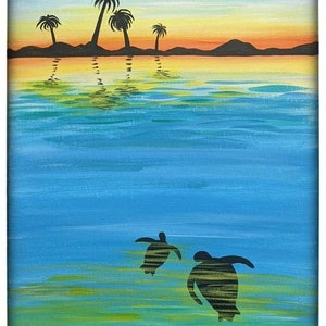 Turtle Bay Painting Kit, with Online Tutorial