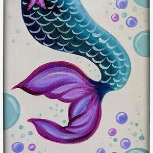 Mermaid Wishes Family paint