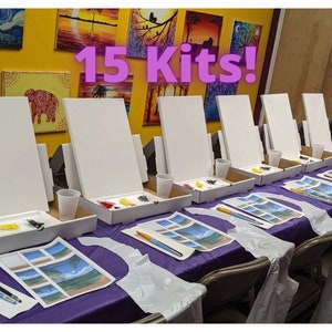 Paint Party Pack for 15! Video Tutorial Included!
