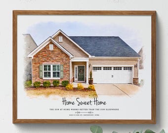 Home Sweet Home Wall Sign | Housewarming Home Sign Gift | Personalised Gift | Farmhouse Decor | Farmhouse Wall Decor |Custom Home Decor Gift