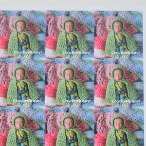 Crochet Away! Sticker Sheets, 12 stickers, Bratz Doll Inspired, Crochet, Crafts, Sasha Bratz Doll Inspo