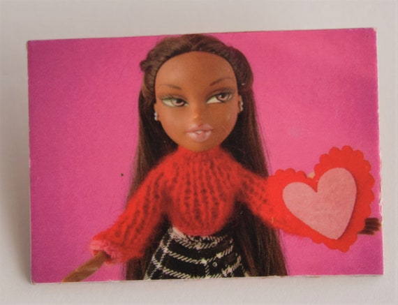 Valentine Sweet Heart Pin, Bratz Doll Inspired, Doll Art, Jewelry