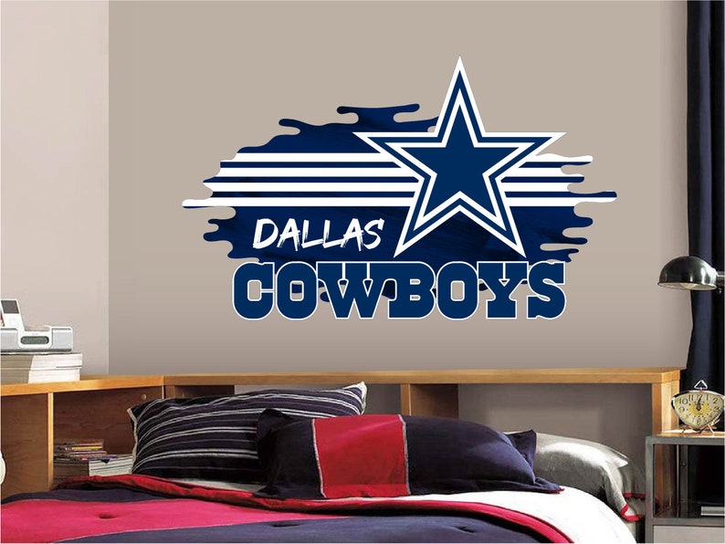 Dallas Cowboys Logo Wall Decal Sticker Home Decor Custom Vinyl Etsy