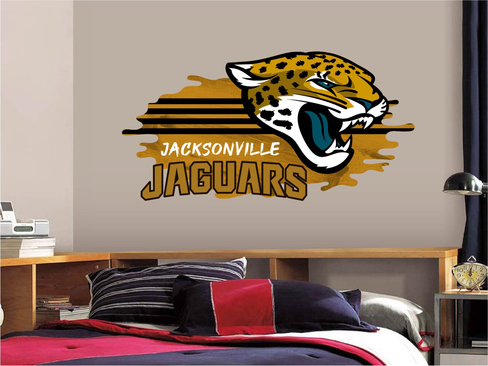 Jacksonville Jaguars Logo Wall Decal Sticker Home Decor Etsy