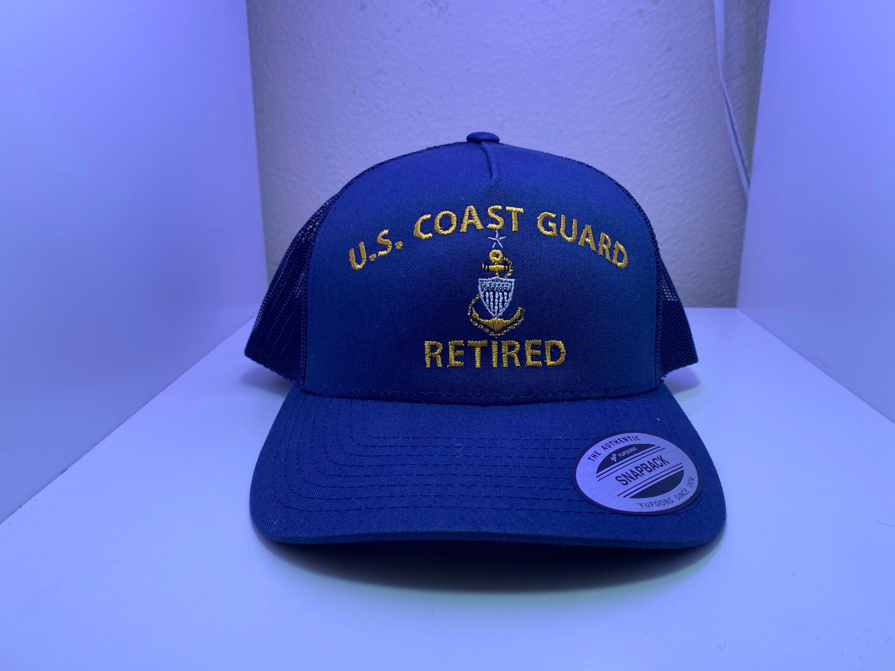 U.S. Coast Guard Chief Petty Officer Retired Ball Cap. Etsy