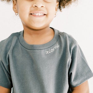 Custom Embroidered Toddler Tshirt, Kids Custom Shirt,  Personalized Kids Shirts, Toddler Birthday Shirt, Back to School Outfit, Toddler Tee