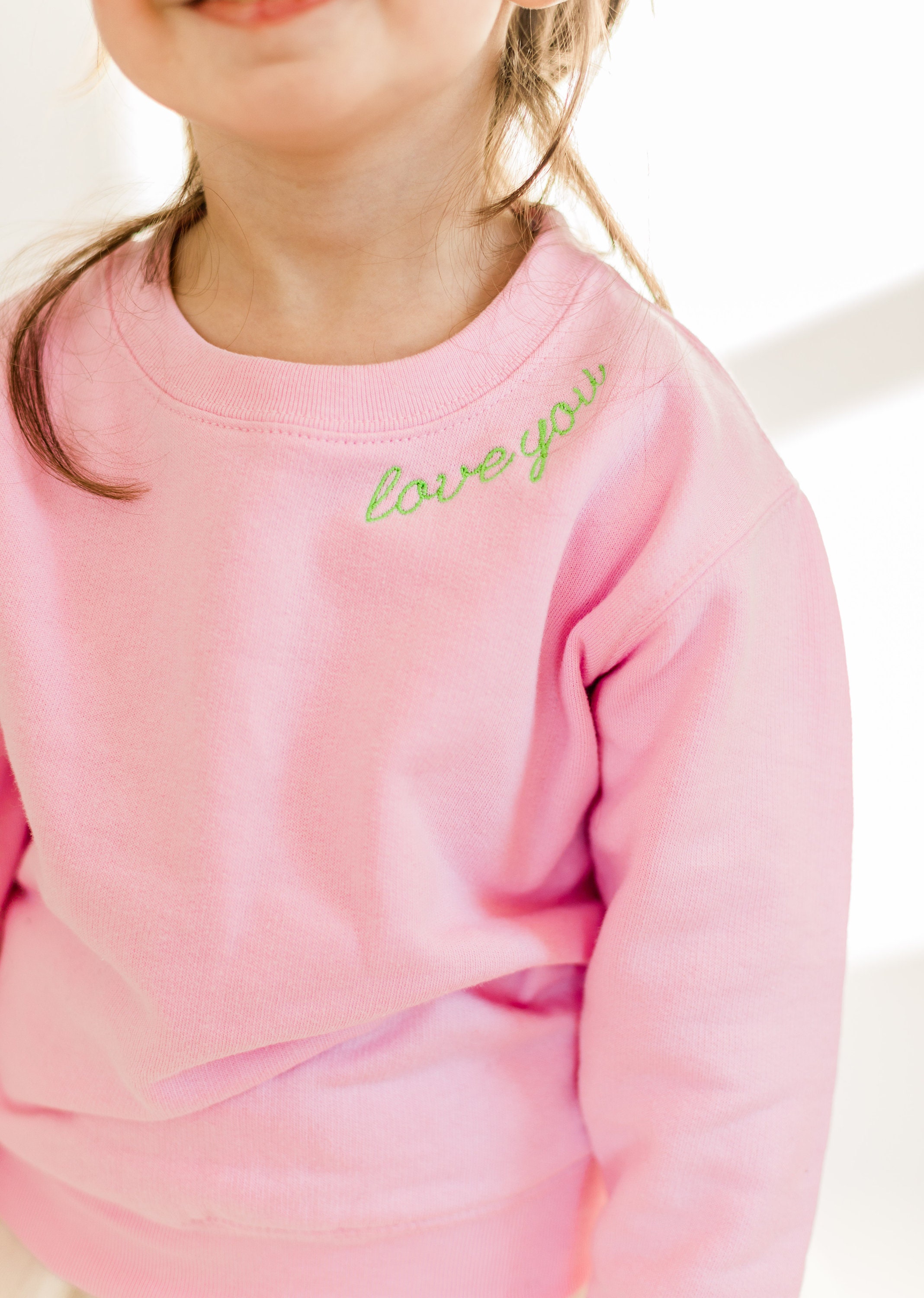 Toddler Custom Embroidered Sweatshirt Custom Embroidered 2T Etsy