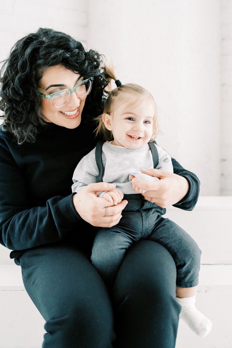 Custom Embroidered Mama Sweatshirt Custom Name Sweatshirt Black