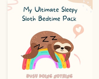 Sleepy Sloth Mindfulness Bedtime Pack to Help Children get a Good Night's Sleep