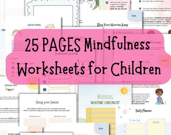 25 Mindfulness Activities for Children Download Coping Strategies Tool Resources Self Regulation Calming Strategies for Kids.