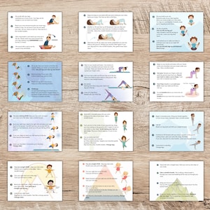 Over 40 Kids Yoga Cards, Yoga & Mindfulness in school, Calm cards, Kids mindfulness, Yoga Poses, Flashcards, Yoga Cards, Yoga for Children image 4