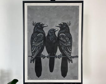 005 — Together | Original Artwork | Handcrafted Frame