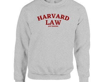 harvard law crewneck