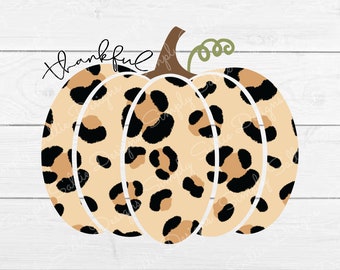 Leopard Pumpkin PNG | Pumpkin Instant Download | Fall PNG files | Pumpkin Sublimation