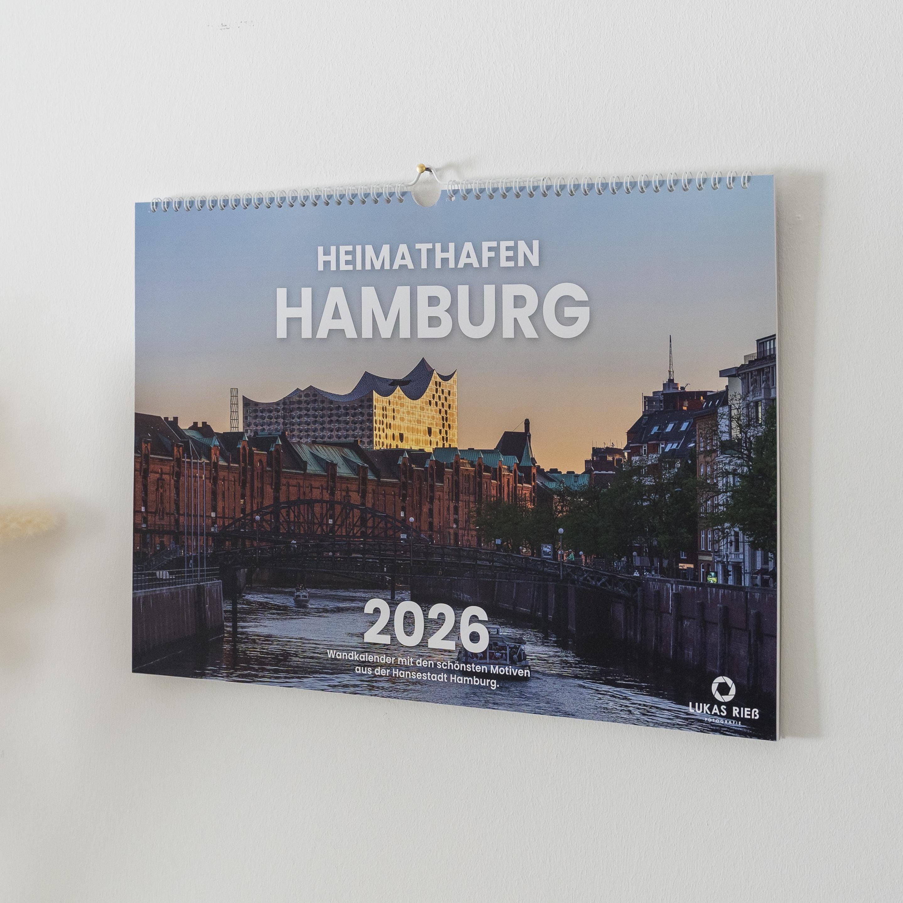 Hamburg Souvenir Magnet - Maritimer Kühlschrankmagnet 14x4cm