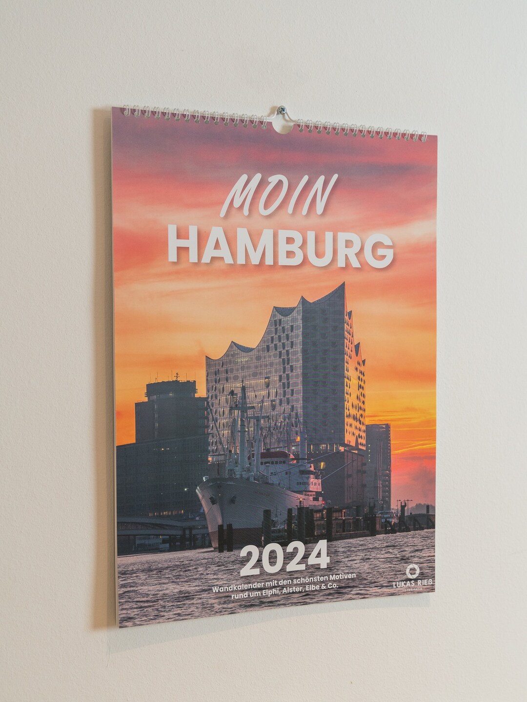 Hamburg Calendar 2024 A3 Portrait Wall Calendar With Hamburg Etsy