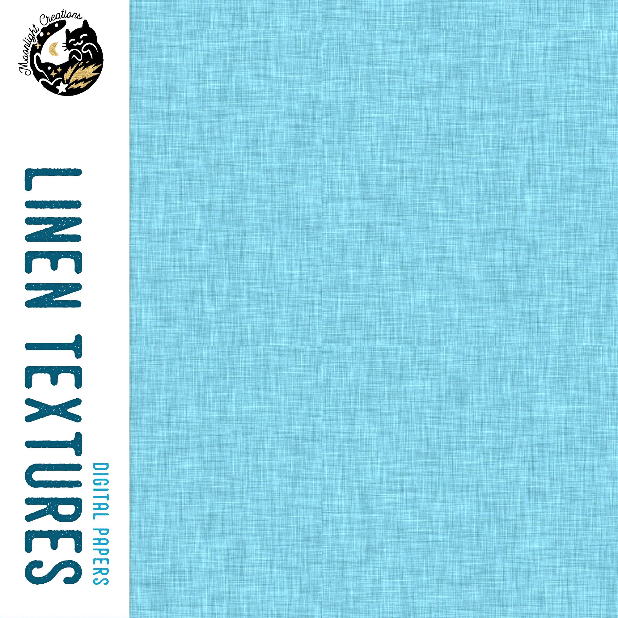 Blue Paper Packet Blue Digital Paper Pack, Blue Linen Digital Paper, Heart Digital Paper ...